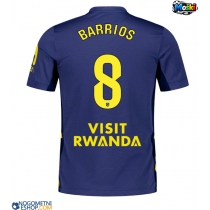 Moški Nogometni dresi Atletico Madrid Pablo Barrios #8 Gostujoči 2025-26 Kratek Rokav